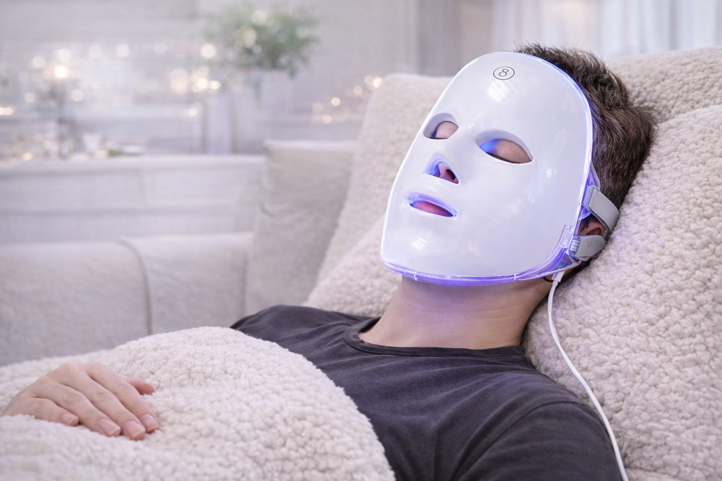 Máscara facial LED