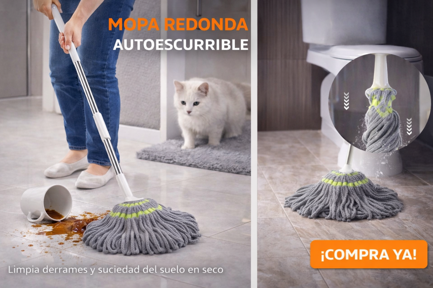 Mopa Redonda Autoescurrible