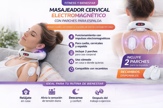 Masajeador Cervical Electromagnético con Parches